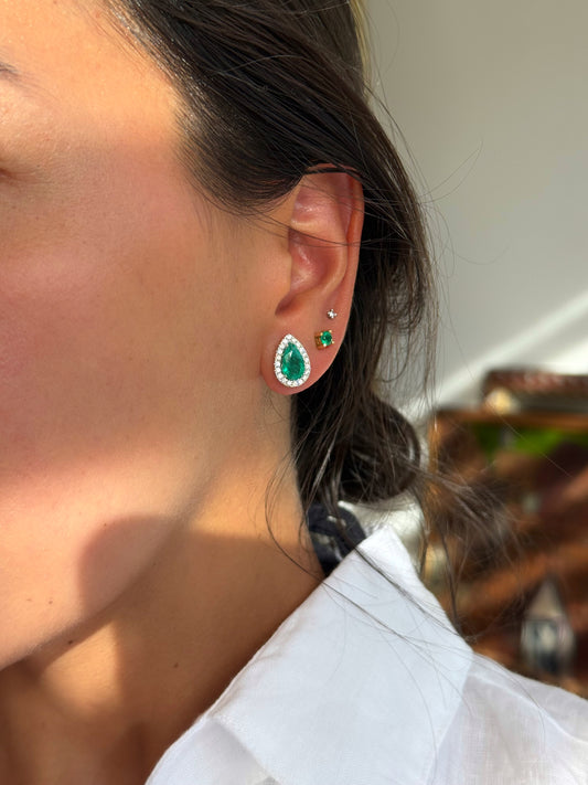 Emerald earrings